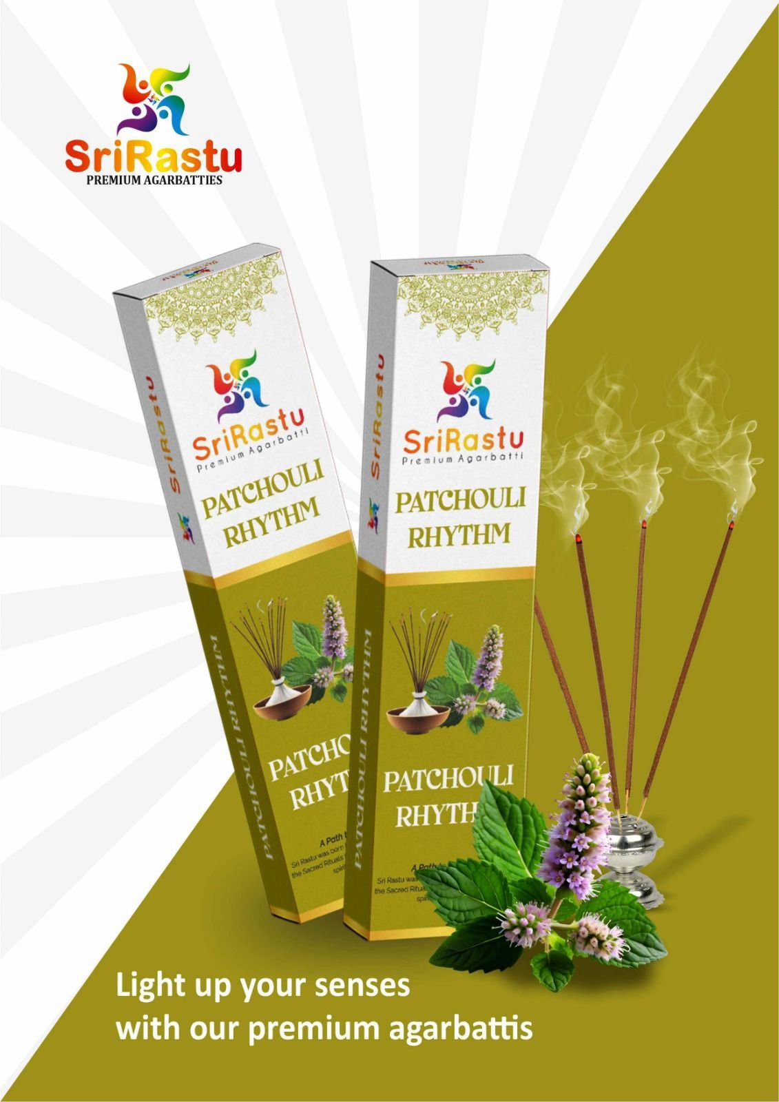 SriRastu Premium Agarbatti – Pineapple